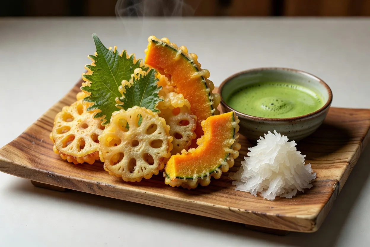 季節野菜の天ぷら盛り合わせ